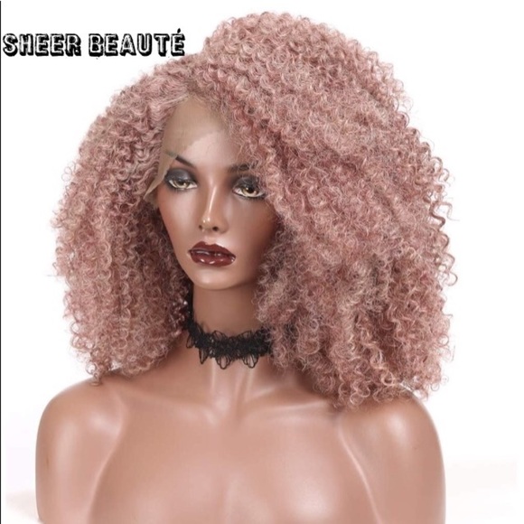 Sheer Beauté Afro Kinkys Curly Lace Front Wig